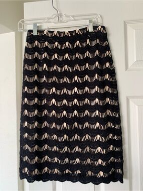 Kate Spade scalloped pencil skirt